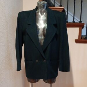 Elegant Dark Green Women's Blazer